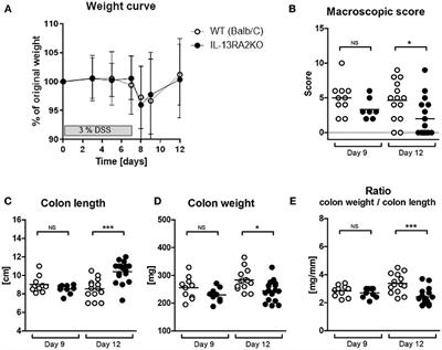 Effects of Epithelial IL-13Rα2 Expression in Inflammatory Bowel Disease